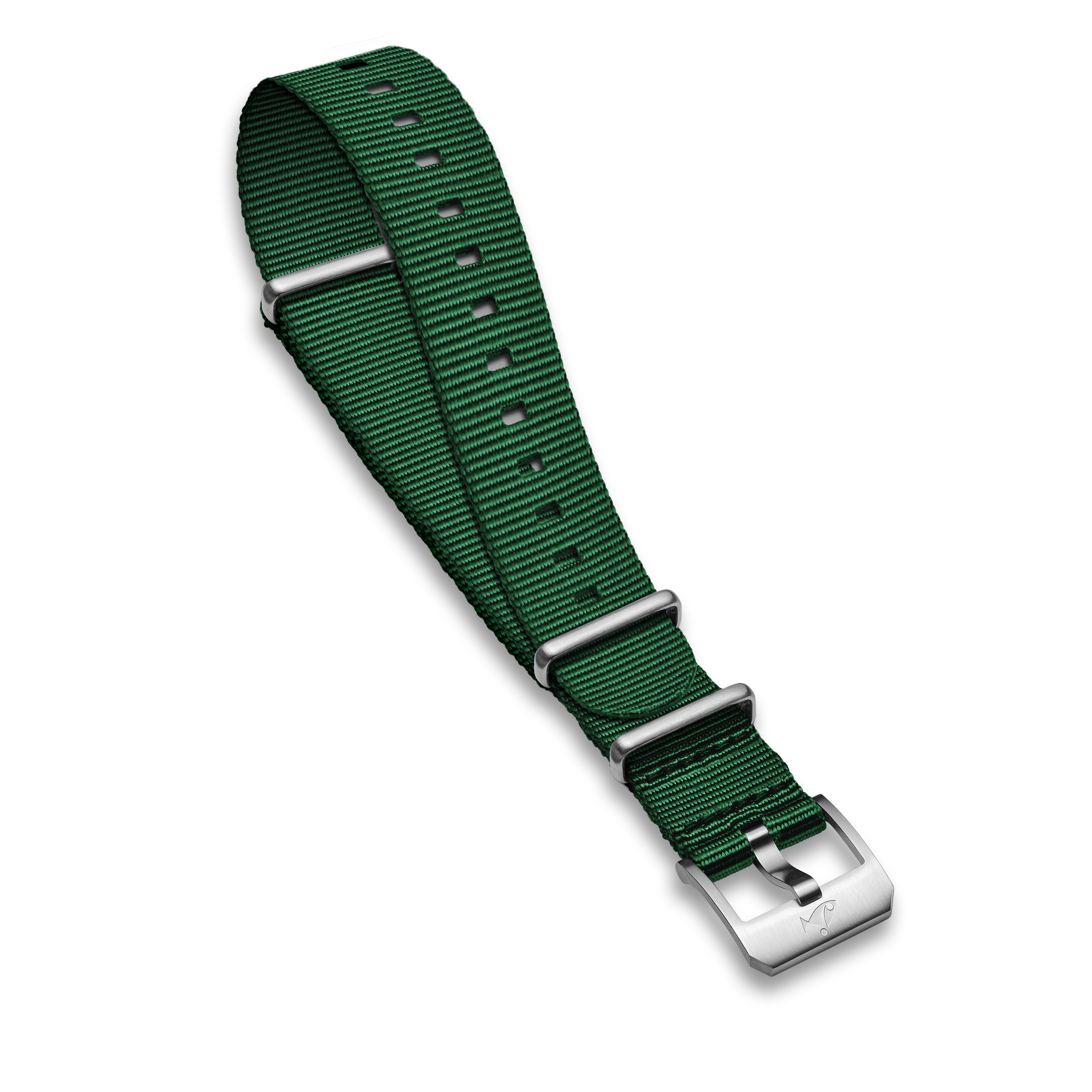 NATO strap with pin buckle, Green