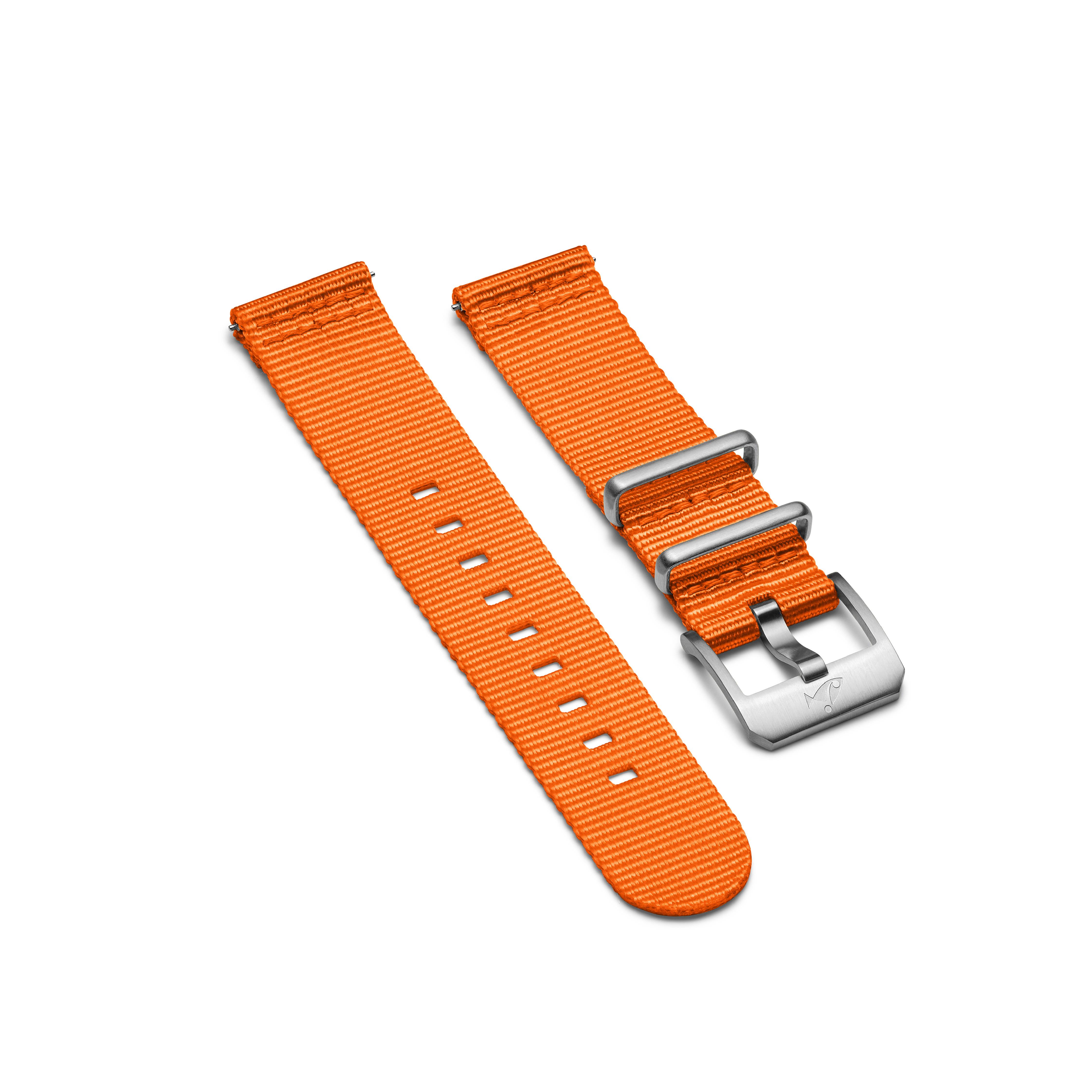 NATO strap with pin buckle, Orange